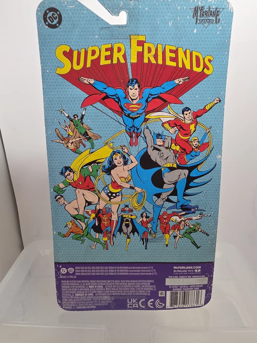 McFarlane Toys DC Super Friends Phantom Zone Batman Red Platinum Figure NOC (B1)